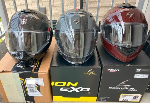 スコーピオン Scorpion ヘルメット 3種 (手渡しのみ)