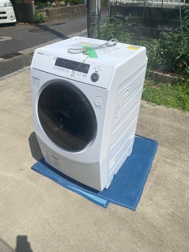 【2022年製】ドラム式洗濯機【SHARP ES-H10F-WL】