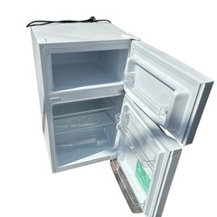 【⭐️全額返金保証⭐️】【美品】ノンフロン冷蔵庫　オーヤマ　2024年　87ℓ PRC-B092D-Wの画像