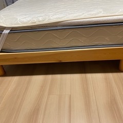 無料シングルベット、マットの画像