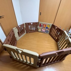 引き取り限定　ベビーサークル　ミュージカルキッズランドEXマロン...