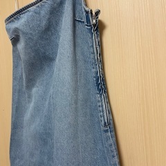 ZARA サロペットワンピース　デニムの画像