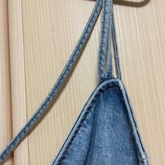 ZARA サロペットワンピース　デニムの画像