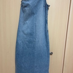 ZARA サロペットワンピース　デニムの画像