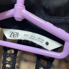 ZARA レース　シャツの画像