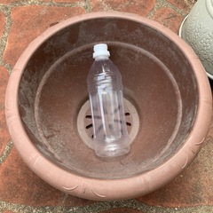 プラスチックなみ柄鉢4点まとめの画像