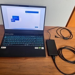 
GALLERIA GCL1650TGF ゲーミングノートPCの画像