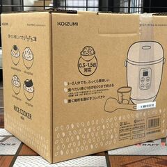 【未使用】コイズミ 小泉成器 KSC-1513/W ライスクッカーミニ 炊飯器 2023年製 0.5～1.5合【ハンズクラフト佐賀】の画像