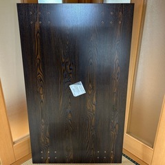 エイ・アイ・エス (AIS)　Table Kits　天板 幅140cm 奥行85cm ダークブラウン TBK-1485TB DBRの画像