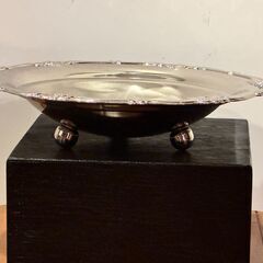 《直径23.5cm》三つ足コンポートフルーツ皿【1個】_L【終了した】の画像
