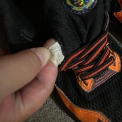 運動靴 オレンジ 21cmの画像