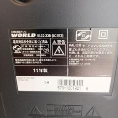 32型液晶テレビの画像