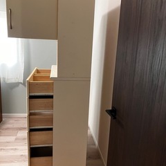 脱衣所で使用していた収納家具の画像