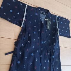 ⚠️取引中⚠️値下げ⚠️少々値引き🉑⚠️(新品→未着用)キッズ甚平(120)の画像