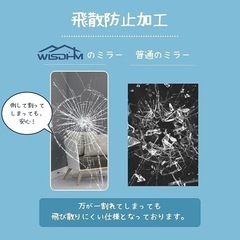 韓国インテリア風 姿見ミラー　壁掛け&スタンドOKの画像