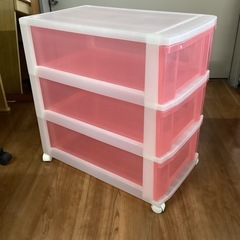 プラ衣装ケース【町田市再生家具】0705 Bの画像