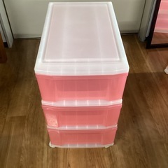 プラ衣装ケース【町田市再生家具】0705 Bの画像