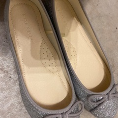 【500円】①使用1回美品✨パンプス バレーシューズ キラキラの画像