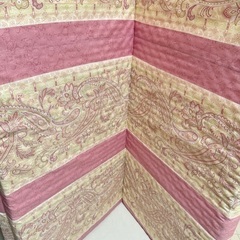 三つ折りマットレス　ダブル　寝具4点セットの画像