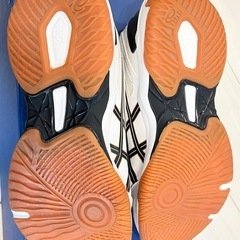 美品 asics バレーボールシューズ 25.0cm の画像