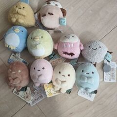 すみっコぐらし　ぬいぐるみといろいろ