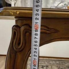 ダイニングテーブル セット 6脚 アンティークの画像
