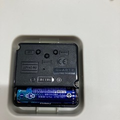 I 2507-150 Landex YW9113WH 掛け時計 動作確認済み キズ汚れ有りの画像