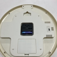 I 2507-150 Landex YW9113WH 掛け時計 動作確認済み キズ汚れ有りの画像