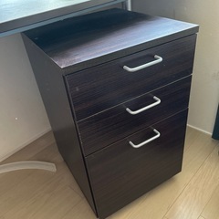 ニトリ製書斎キャスターワゴン