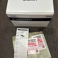 2年保証　使用3回　シグマ 18-35mm F1.8 DC HS...