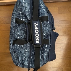 8月末迄の期限付き20%OFF。スヌーピーのボストンバック。美品です。目立つ汚れや傷はありません。の画像