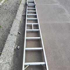 アルミ製 2連梯子 8000円◆2連はしご◆全長7.27M◆