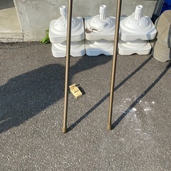 物干し竿2本の画像