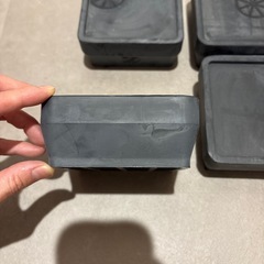 タツフト 洗濯機用かさ上げ台 防振防音 高さ調整ゴムマット あしあげ隊 4個の画像