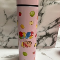 クレヨンしんちゃん　温度センサー ステンレスボトル　500ml 保冷保温筒の画像