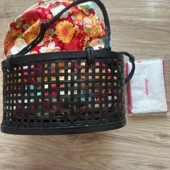 浴衣用カゴバックの画像