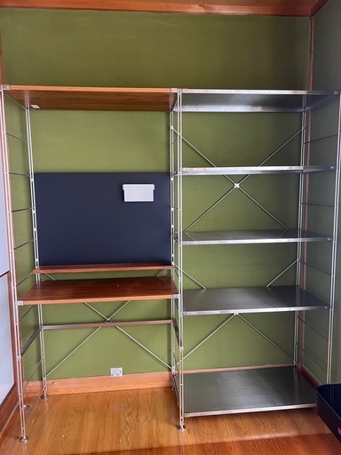 【購入者決定】【無印良品】洗面所収納棚　書類棚　ディスプレイ　フィギュア　パソコン机　勉強机