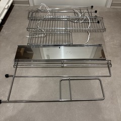 ニトリ　コンロ横ラックの画像
