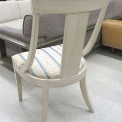 ETHAN ALLEN ダイニングチェア② イーセンアーレン 1脚 ホワイト系 木製椅子 札幌市北区屯田の画像