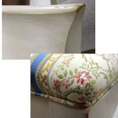 ETHAN ALLEN ダイニングチェア② イーセンアーレン 1脚 ホワイト系 木製椅子 札幌市北区屯田の画像