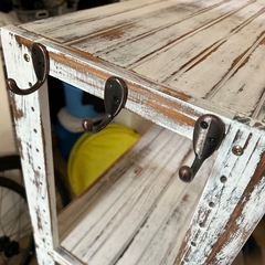 使いまわし自由の木製シェルフの画像