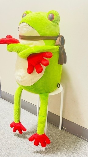 デでぶケロ大きなカエルのぬいぐるみ (じょる) 難波のおもちゃ