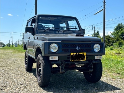 ジムニーJA11改マニュアル　エキマニ新品に交換