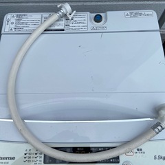 ハイセンス　2024年製❗️5.5kg 洗濯機の画像