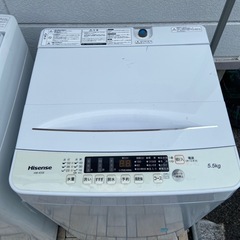 ハイセンス　2024年製❗️5.5kg 洗濯機
