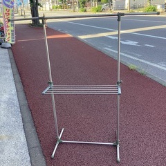 万代店　ステンレス室内物干しスタンド
