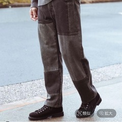 決まりました　
ベイフロー　パッチワークデニムパンツ　サイズLの画像