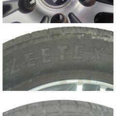 15㌅アルミホイール(weds RIZLEY)とサマータイヤ(ZEETEX ZT1000)の4本セットの画像