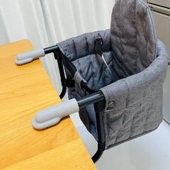 2523.定価4000円テーブルチェア 背もたれ付 クールグレイ ネオ スマートエンジェル smart angel イス 椅子 チェア 子供 幼児用 折りたたみ可能 の画像
