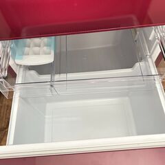 レアなレッドカラー！  苫小牧発 AQUA / アクア ノンフロン冷凍冷蔵庫 AQR-16F 2017年製  USEDの画像